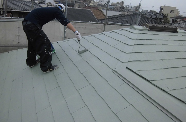 東京都練馬区 M様邸 屋根塗装工事 画像